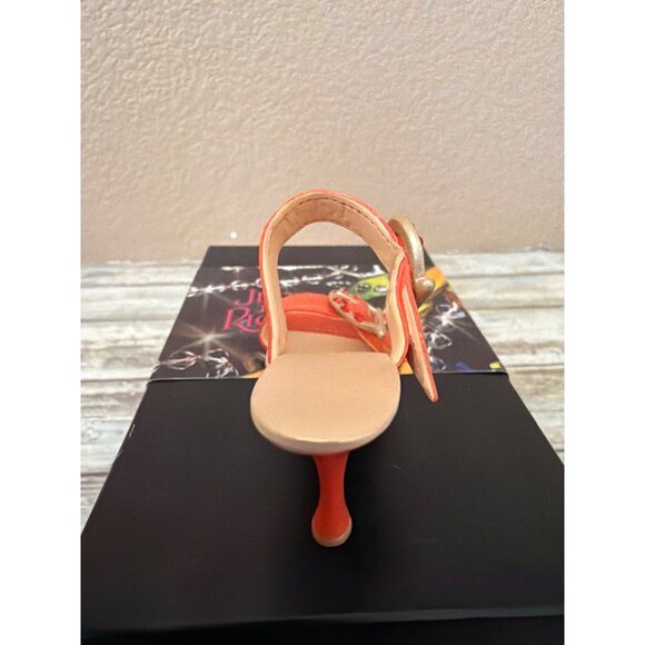 Just The Right Shoe Raine Carlton Cards Lady Luck Tangerine 2005 #25253 NEW - Picture 7 of 14